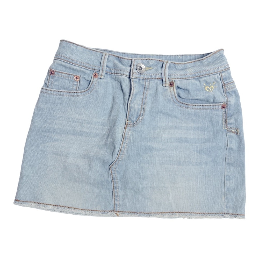 Justice skirt, light wash, 10R